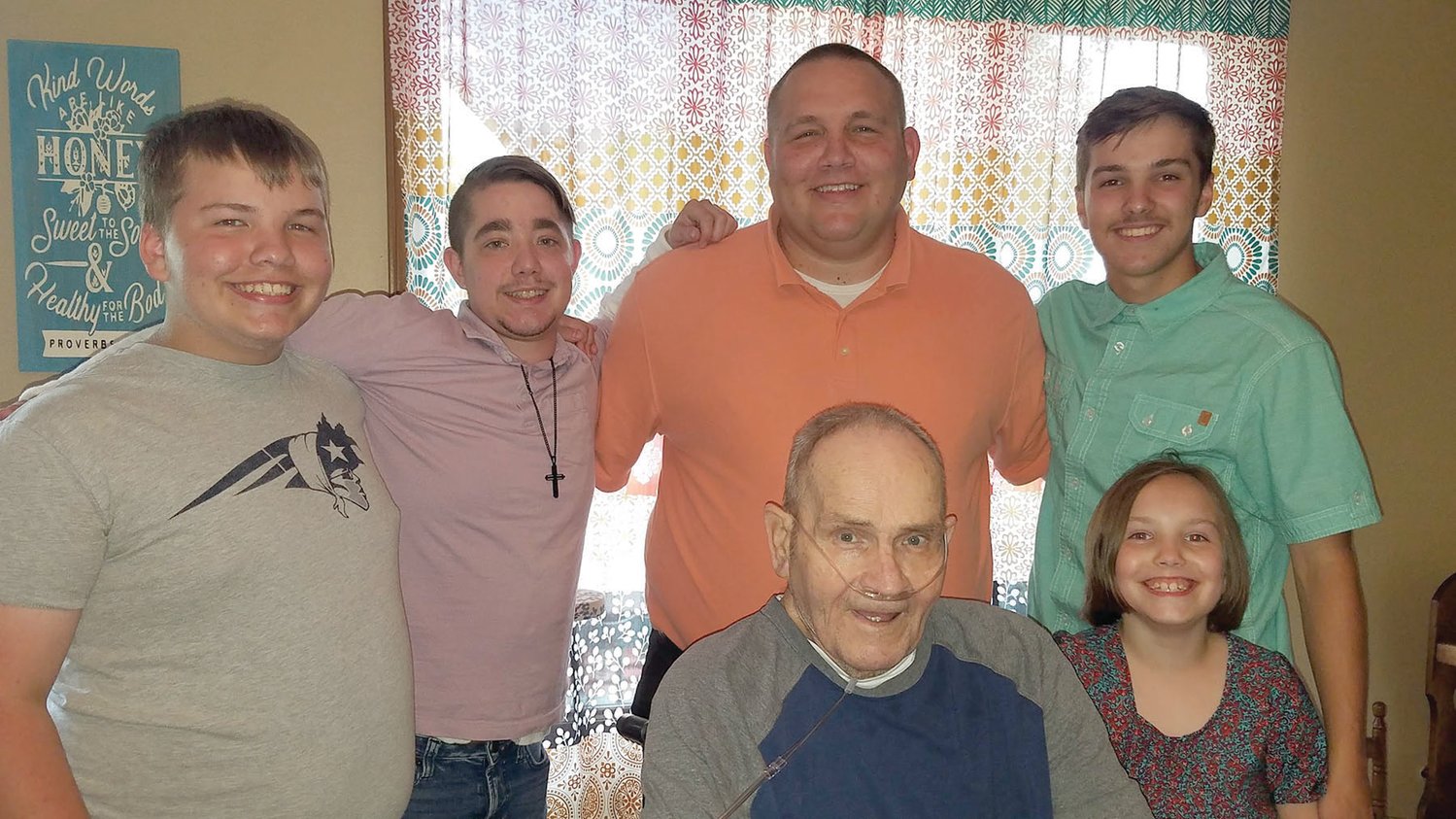 Special time on Father’s Day in June 2021. Shown, front row: Ron Schott Sr. Back row: Josiah Schott, Dylan Schott, Ron Schott Jr. and Isaiah Schott.